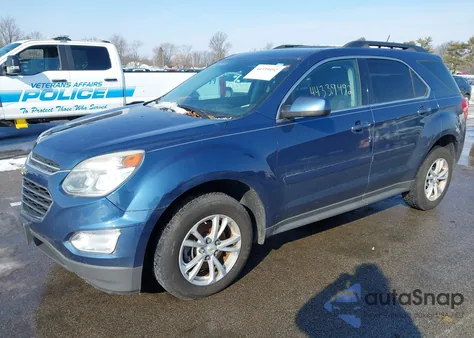 2016 Chevrolet Equinox Lt из США, поврежденный, VIN 2GNALCEK5G6328353